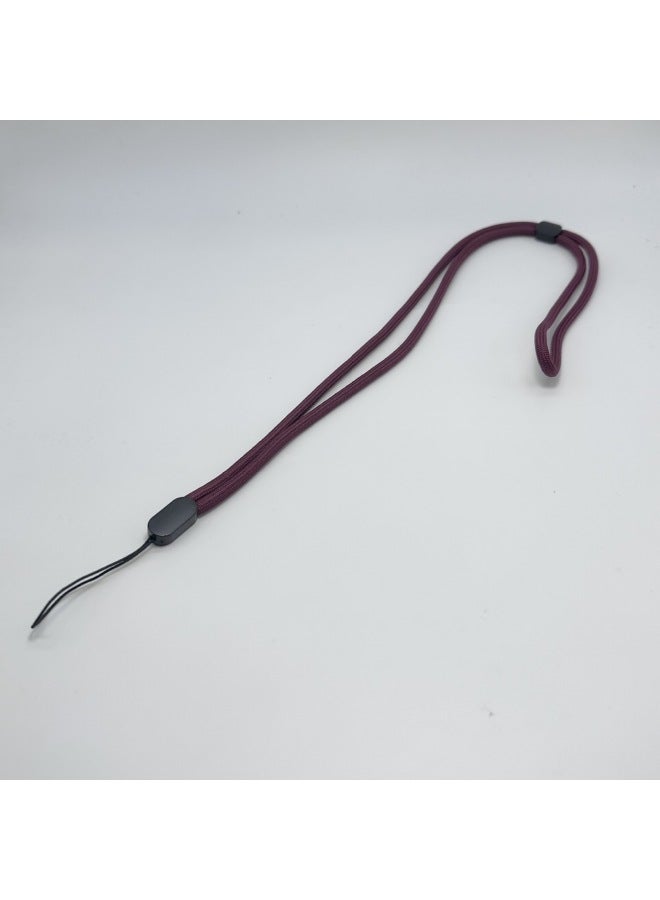 Mobile Phone Lanyard Mobile Phone Chain Adjustable Long Halter Strong Durable Hanging Chain Not Tight Neck Sling Phone Case Universal-Specifications:Wine Red Adjustment Hand Rope Length  - Image 1