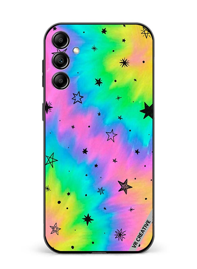 VR CREATIVE Protective Case Cover For Samsung Galaxy A34 Star Design Multicolour - Image 1