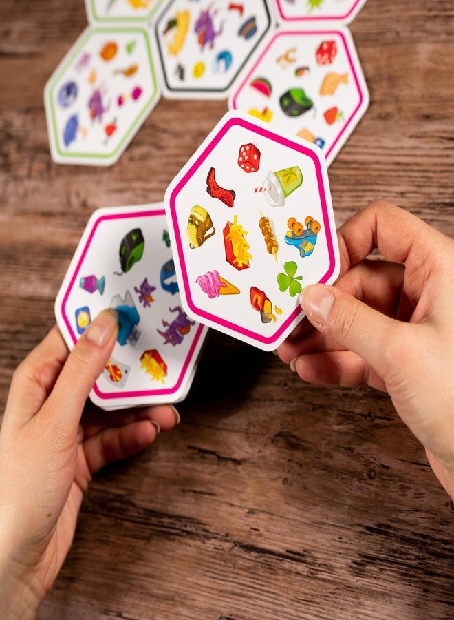 Asmodee Spot It! Connect - Fast-Paced Team Matching Game, Quick Reflexes, Fun for Game Night with Family and Friends, Great for Kids & Adults, Ages 8+, 2-8 Players, 15 Minute Playtime - Image 4