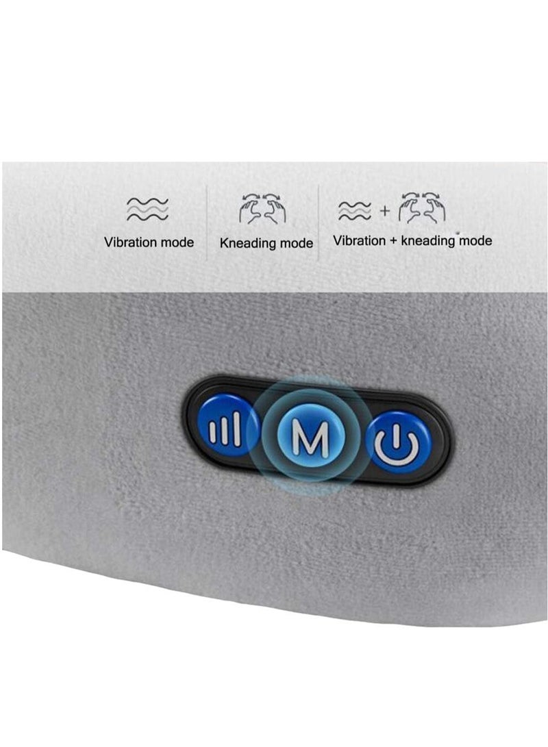 ELTRAZONE وسادة تدليك الرقبة الكهربائية، شكل U قابلة لإعادة الشحن وقابلة للتعديل مع حركة مزدوجة وقماش قابل للتنفس ورغوة ذاكرة 3D مع تحكم بشريحة ذكية، للاستخدام في المكتب والمهام الثقيلة - Image 5