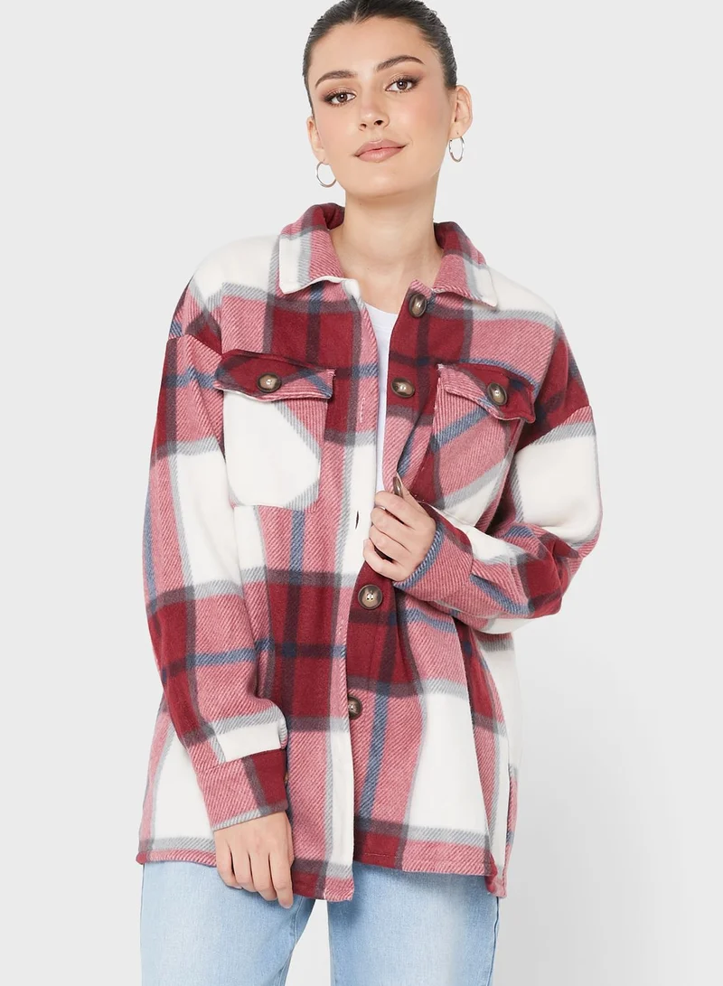 Ginger Checked Jacket