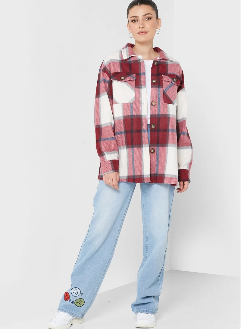 Ginger Checked Jacket