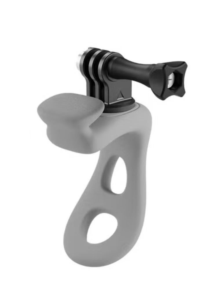Captaintech Elastic Small Q Handlebar Mount, Compatible with GoPro, DJI, Insta360, and Other Action Cameras - Image 1