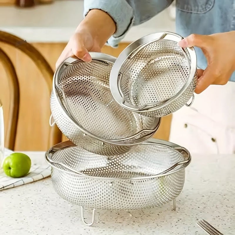 Medium 304 Stainless Steel Mini Steamer Basket Rice Cooker Multipurpose Kitchen Tool - Image 2