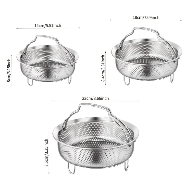 Medium 304 Stainless Steel Mini Steamer Basket Rice Cooker Multipurpose Kitchen Tool - Image 4