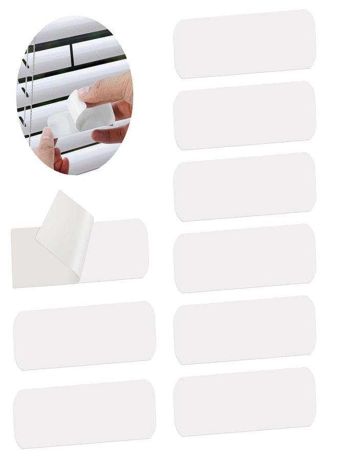 Philbinden 20 Pcs White Mini Horizontal Blind Repair Tabs-1 inch Horizontal Blinds Replacement Slat Blind Slat Repair Kit Blind Fixers for Repair Damaged Blinds Blades - Image 1