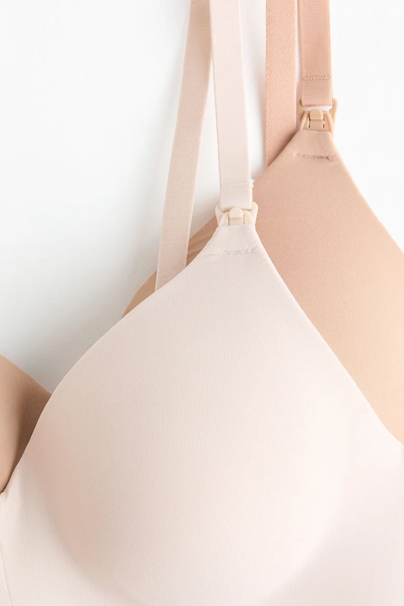 H&M  MAMA 2-pack padded nursing bras for Women | Best Price UAE