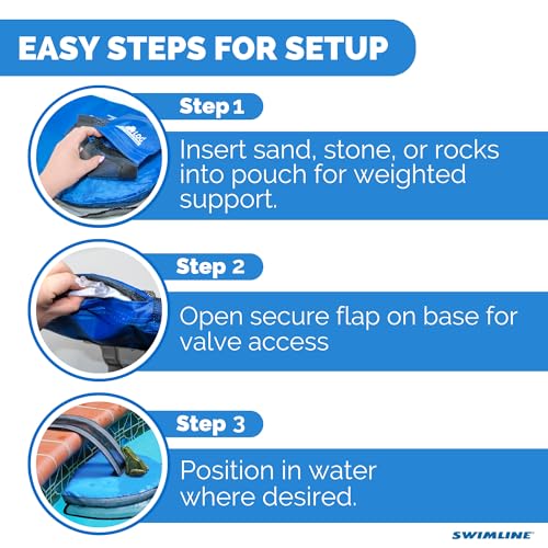 SWIMLINE HYDROTOOLS Frog Log - Small Animal Saving Escape Ramp for Pools & Spas - Heavy Duty Material Pool Critter Escape Ramp - Reduces Maintenance - Blue - Image 5