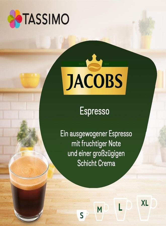 Tassimo Jacobs Espresso, Rainforest Alliance Certified, 5 x 16 T-Discs - Image 2