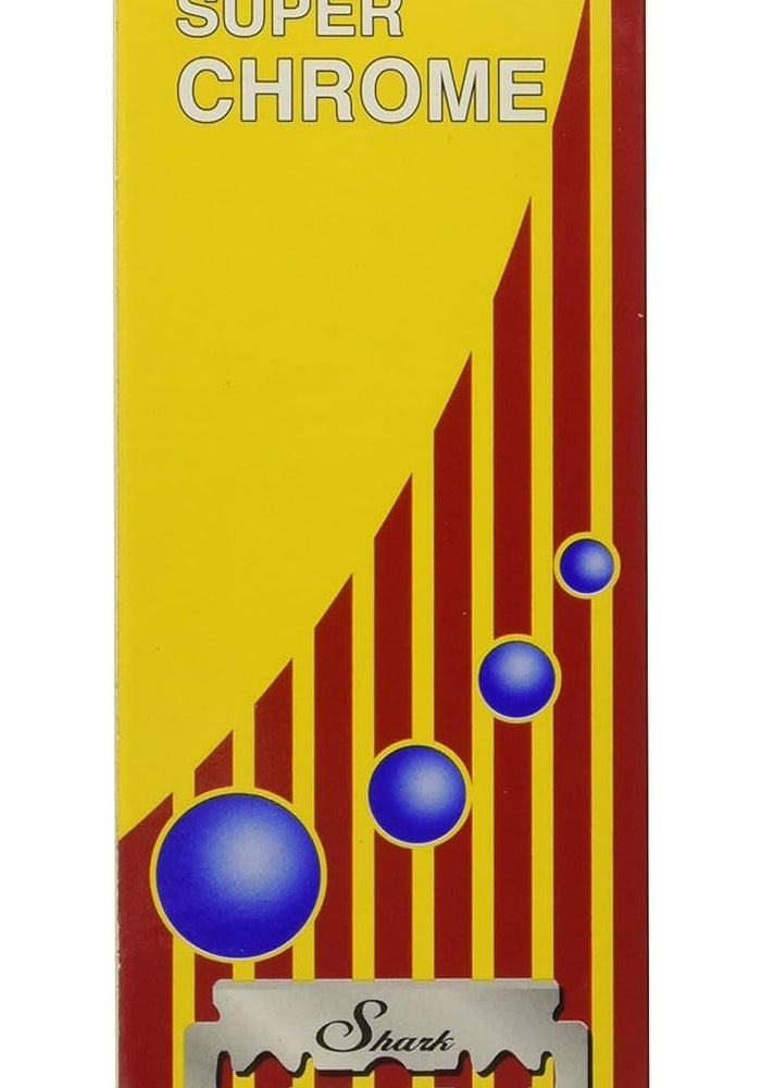 Shark Super Chrome Double Edge Safety Razor Blades - 100 Count