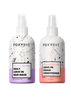 FoxyBae FoxyBae 12in1 Magic Hair Mask 8Oz Hydrating Conditioner Spray and Cream for Hair Growth Color Treated Hair 