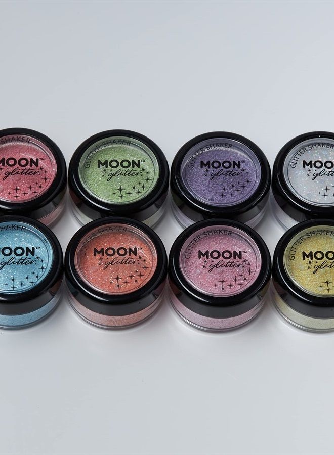 Moon Glitter Pastel Glitter Shakers by Moon Glitter – 100% Cosmetic Glitter for Face, Body, Nails, Hair and Lips - 0.10oz - Lemon - Image 4