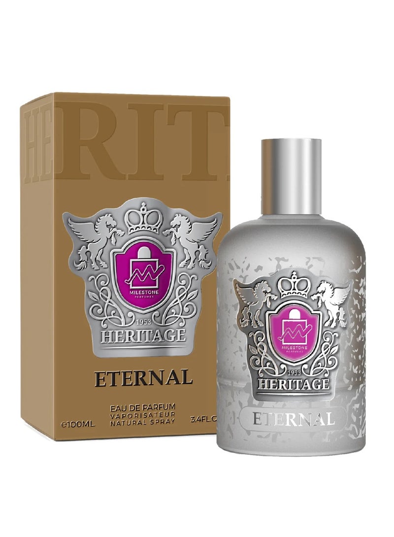 Milestone Heritage Eternal Eau De Parfum For Unisex - 100 ML - Image 2
