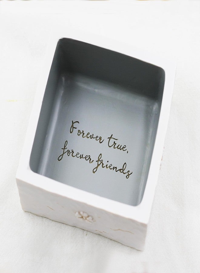 AcowSpt Gifts for Friends, Friendship Gifts for Women, Friend Birthday Gifts for Women, Gifts for Friends Female, Thank You for Being a friend, Sculpted Hand-Painted Keepsake Box - Image 4