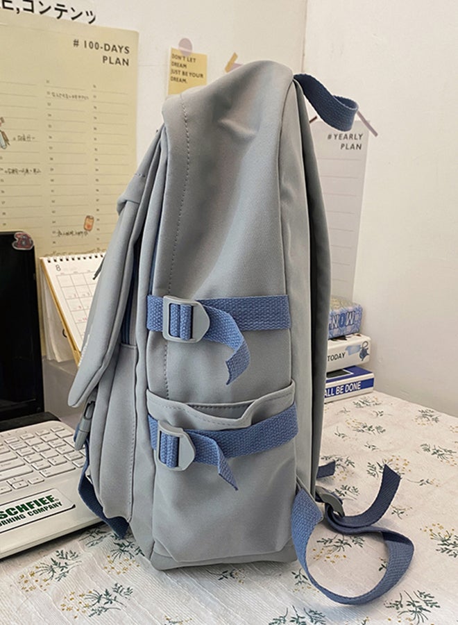 شاربدو للجنسين الكلاسيكية عارضة طالب الكتابة على الجدران التباين حقيبة الظهر أكسفورد للماء سعة كبيرة حقيبة كمبيوتر محمول للسفر لطلاب الكلية المتوسطة العليا للأطفال / الفتيات المدرسية - Image 3