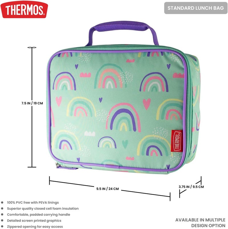 THERMOS STANDARD REUSABLE LUNCH BAG - RAINBOWS - Image 4