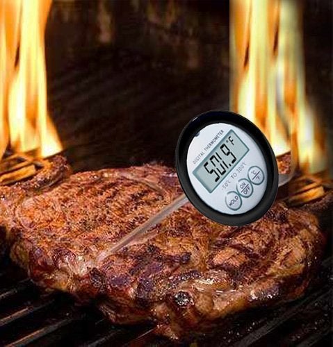 PBKay Digital Cooking Candy Liquid Thermometer with Stainless Steel Pot Clip, Quick Read, Battery Included - Image 5