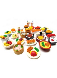Assorted Iwako Japanese Puzzle Eraser - Restaurant Food Collection (20 Will Be Randomly Selected From Images)