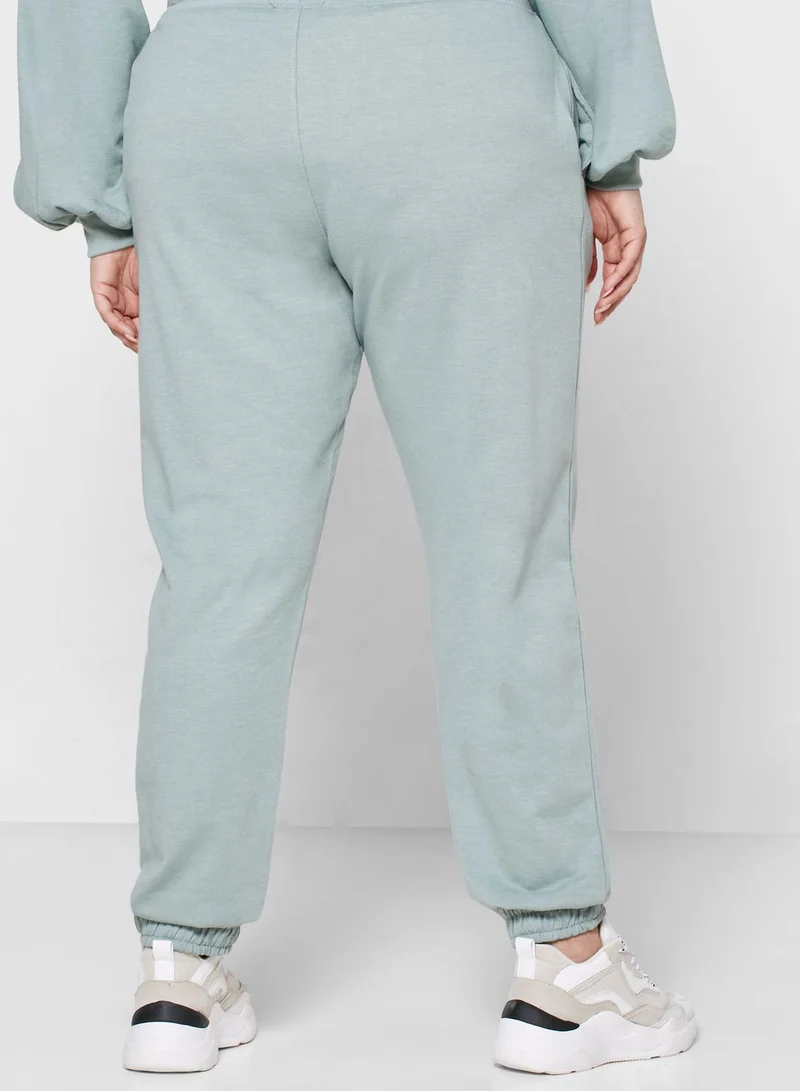 Public Desire Curve Slogan Joggers