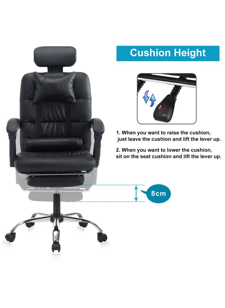 Ergonomic Office Chair Home Office Desk Chair with Adjustable Headrest & Lumbar Support with Thickened Cushion &Flip-up Armrests Task Executive Chair for Home Office - pzsku/Z9C17768405848D6DCFE3Z/45/_/1715586246/908e660d-c37c-488b-96cf-91447bf9954e