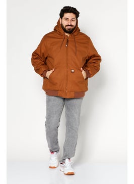 Canada Weather Gear جاكيت مبطن للرجال بشعار العلامة التجارية، بني  - Image 2
