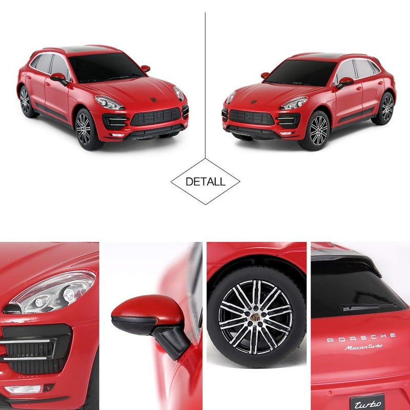 RASTAR 1:24 Porsche Macan Turbo RC Toy Car, Remote Control Car, Gifts for Kids - Image 5