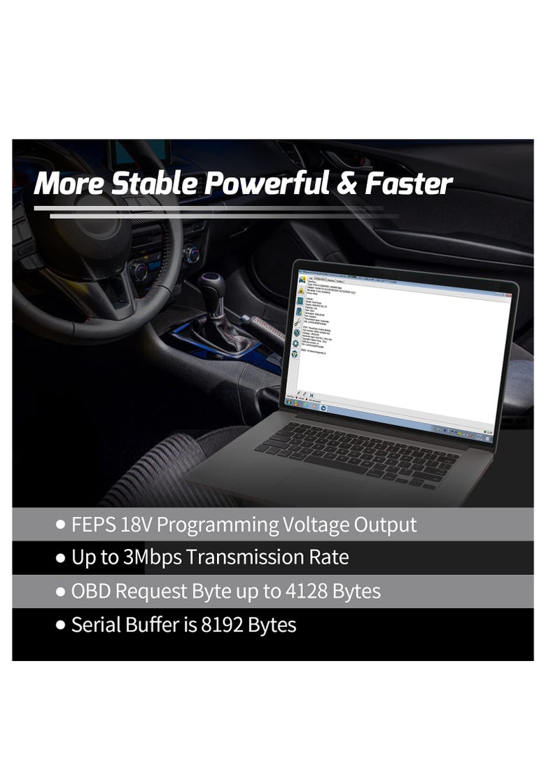Excefore OBD to USB Power Cable Adapter, OBD2 Male to USB Female Connector, OBD2 USB Adapter, for for-Scan HS/MS-CAN Auto Switch - Image 3