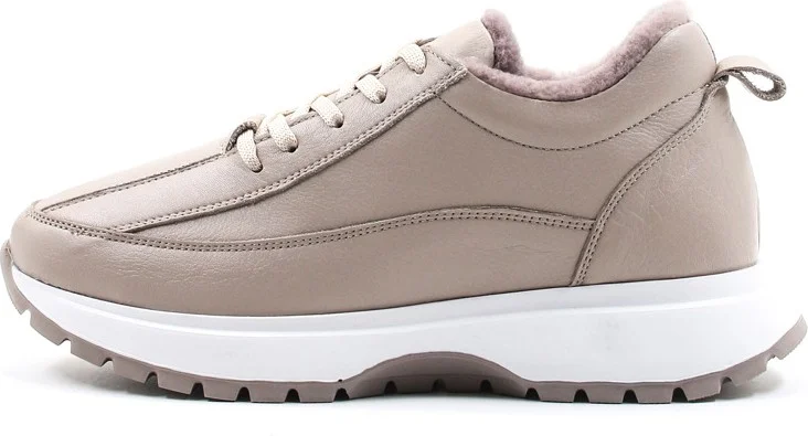 فاست ستيب Leather Shearling Women's Casual Shoes 136KZA502 1