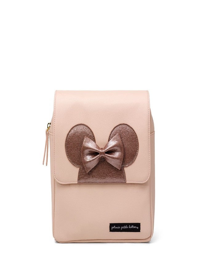 Petunia Pickle Bottom Mini Boxy Backpack, Diaper Bag for Parents, Stylish Organizer, Compact Backpack for On-The-Go Moms and Dads, Disney Minnie Factor - Image 1