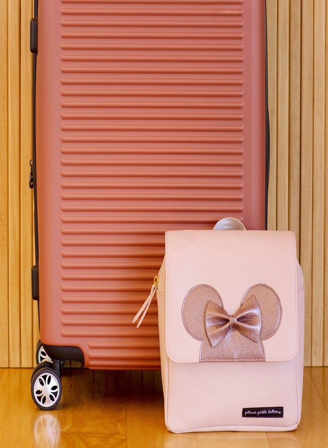 Petunia Pickle Bottom Mini Boxy Backpack, Diaper Bag for Parents, Stylish Organizer, Compact Backpack for On-The-Go Moms and Dads, Disney Minnie Factor - Image 4