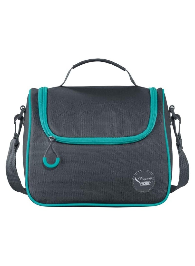 Maped Maped Picnik - Origins Lunch Bag - Lunch Bag with Detachable Shoulder Strap - Insulated Lunch Bag - Easy to Clean - Grey - Image 3