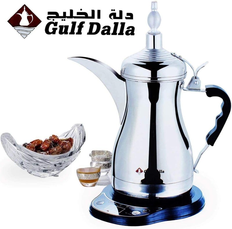 غالف دالا آلة قهوة عربية سائلة من ، فضي - - Image 2