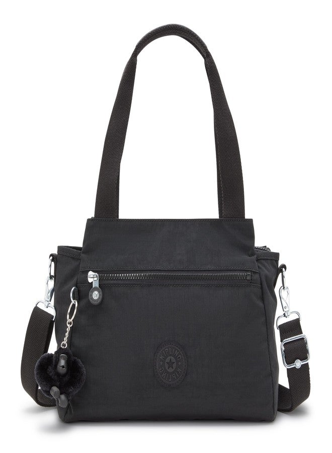 KIPLING KIPLING Kipling Womens Elysia Bag, Lightweight, Multi-compartment Magnetic Snap Pockets, Shoulder Crossbody Bag, Black Noir, 11.5 L X 9 H X 5 D US - Image 1