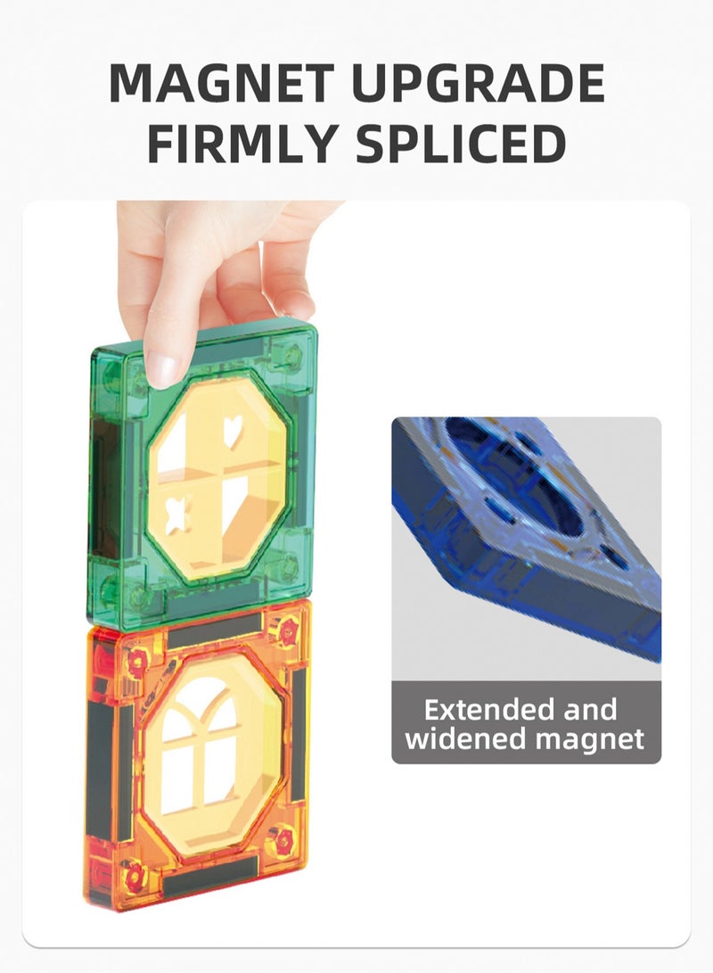 Building Blocks Toy Set - Sliding Ball Magnetic Building Blocks 3D Building Blocks for Children Aged 3-8, Educational Building Blocks for Creative Stacking and Learning, Hands-On Play Educational Ch - Image 3