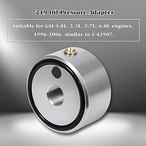 ROUTEKING EN-47971 & 7219 Oil Pressure Gauge Adapter Compatible with GM 4.8L, 5.3L, 5.7L, 6.0L Engines 1996-2006 on Generation IV & V V8 Engines - Image 2