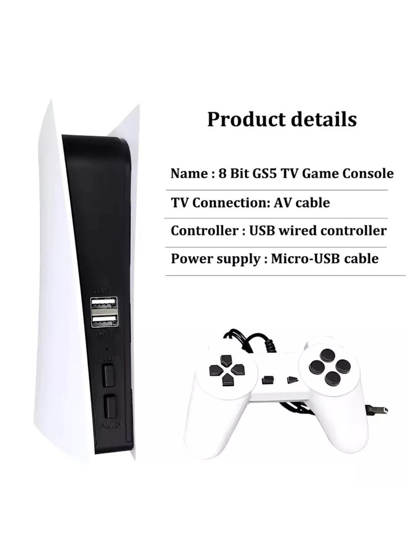 Game Station 5 USB Wired Game Console With 500 Classic 8 Bit Games, - Image 3