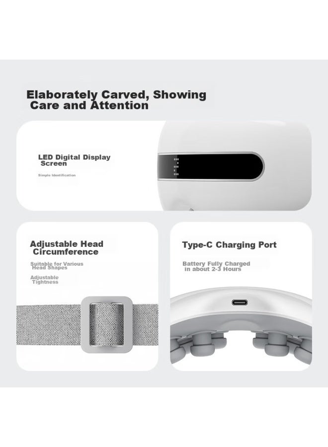 WOLONOW Wolai Visual Eye Massager, Heat Therapy Dot Matrix Finger-like Pressing, Sleep Eye Mask, Eye Care Device, Acupoint Stimulator, Birthday Gift For Boyfriend Or Girlfriend, Xiaomi Youpin Same Style  - Image 5