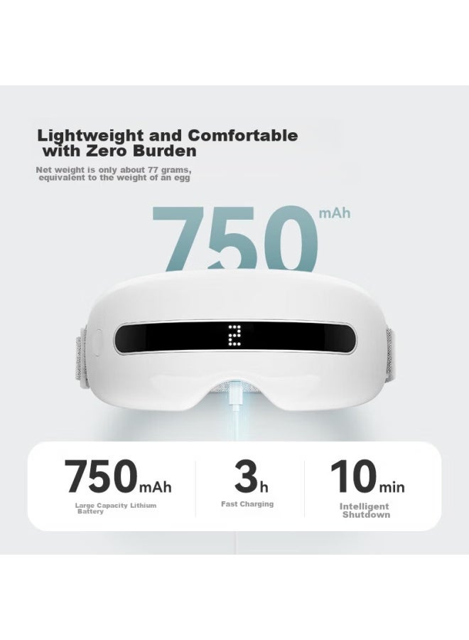 WOLONOW Wolai Visual Eye Massager, Heat Therapy Dot Matrix Finger-like Pressing, Sleep Eye Mask, Eye Care Device, Acupoint Stimulator, Birthday Gift For Boyfriend Or Girlfriend, Xiaomi Youpin Same Style  - Image 4