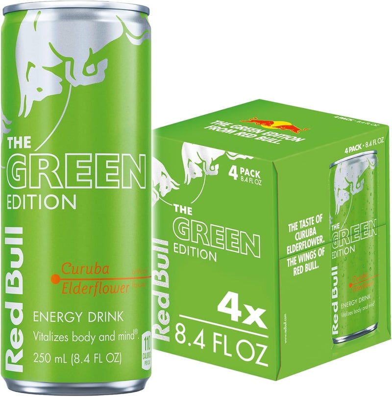 Red Bull Summer Edition Curuba Elderflower Energy Drink, 8.4 Fl Oz, 4 Cans - Image 1