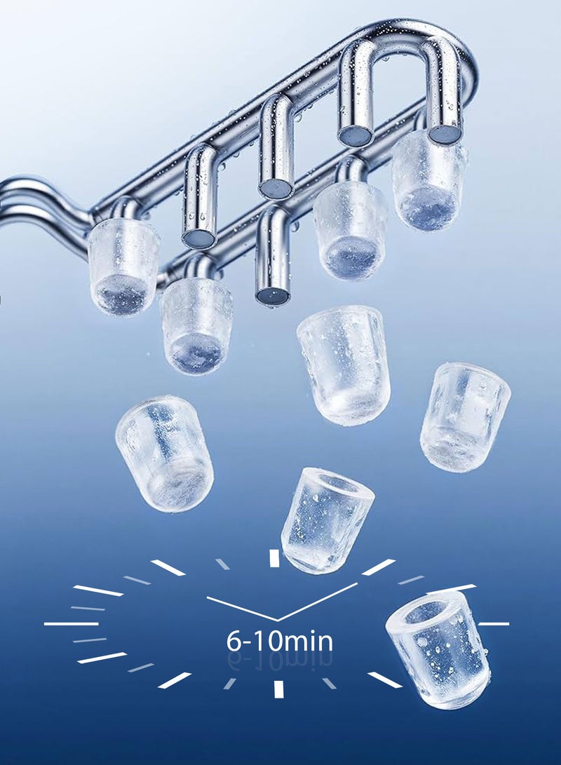 GREEN LION Frost Core 110W Ice Maker 1.5L with Touch Control Panel & Self-Cleaning Mode / 6 Min Quick Ice / 1.5-12 Hours Timer Setting / Day On/Night Off Function / Small & Large Ice Cubes / ABS + PP Material - White - Image 4