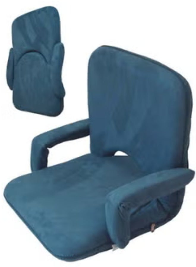 سمارت هوم كرسي أرضي بذراعين للتخييم والرحلات اسفنج مبطن مع ظهر قابل للتعديل ( قد يختلف الوان) - Image 2