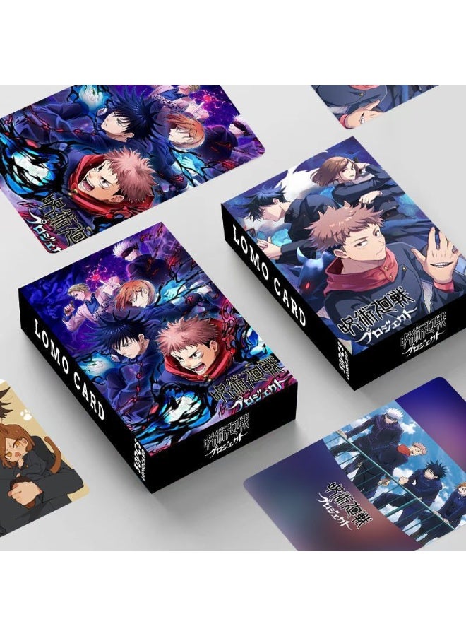 NIBEMINENT 30 Pcs Cartoon Jujutsu Kaisen Double-sided Lomo Cards Card For Fans Collection Gifts - Image 1