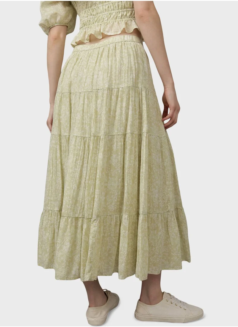 American Eagle High Waist Tiered  Sktirt