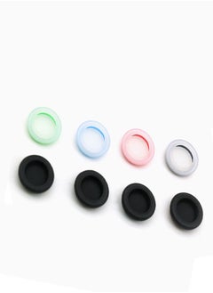 Ant 8-Piece Analog Reduce Noise Anti-Slip Thumb Grip Stick Cover, Wireless Controllers Game Remote Joystick Cap, Silicone Elastic Joystick Protective Ring（Mix colour）  - Image 3