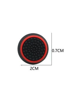 Ant 8-Piece Analog Reduce Noise Anti-Slip Thumb Grip Stick Cover, Wireless Controllers Game Remote Joystick Cap, Silicone Elastic Joystick Protective Ring（Mix colour）  - Image 4