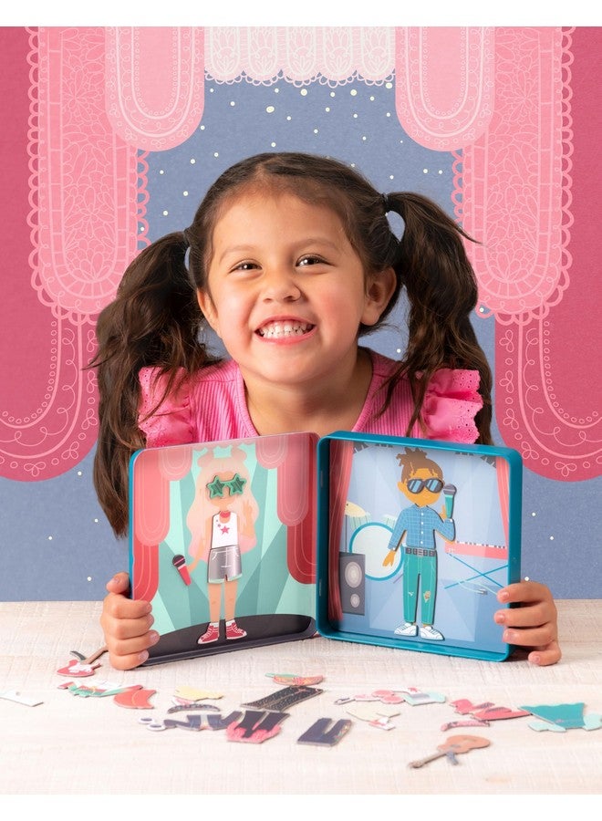 Stephen Joseph, Travel Tin Magnetic Dress Up,Bunny and Cat Small, 40 unique pieces - Image 2