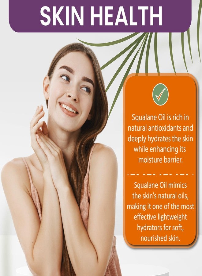 Dr Joe Lab Squalane Oil Pure Plant Derived Refined Cold Pressed Squalene From Olives Vegan Undiluted Bulk Carrier Oil for Face Skin Hair Body Cosmetics Natural Cleanser Moisturizer (2 oz - Image 3