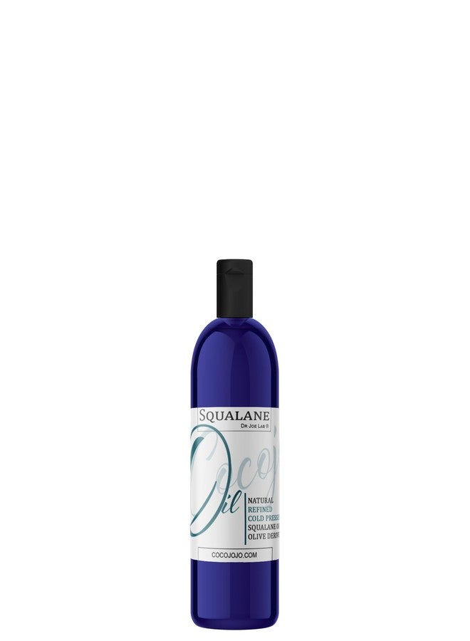 Dr Joe Lab Squalane Oil Pure Plant Derived Refined Cold Pressed Squalene From Olives Vegan Undiluted Bulk Carrier Oil for Face Skin Hair Body Cosmetics Natural Cleanser Moisturizer (2 oz - Image 1