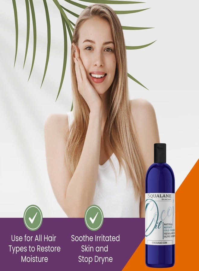 Dr Joe Lab Squalane Oil Pure Plant Derived Refined Cold Pressed Squalene From Olives Vegan Undiluted Bulk Carrier Oil for Face Skin Hair Body Cosmetics Natural Cleanser Moisturizer (2 oz - Image 5