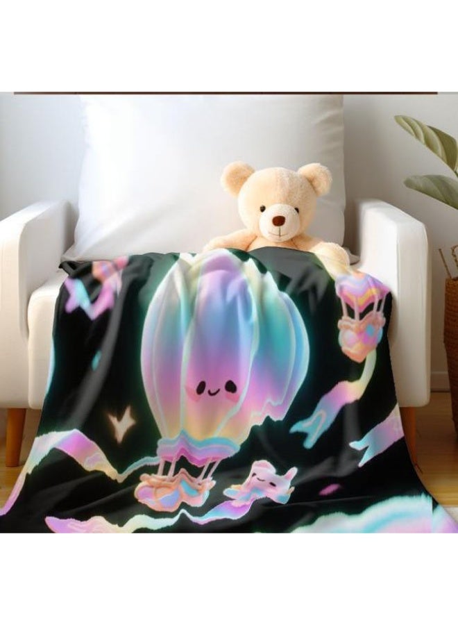 عام بطانية رقيقة من الفانيلا الكرتونية للأطفال والرضع (دافئة ومريحة، ومناسبة للنوم والألعاب) 70 سم * 100 سم - Image 4